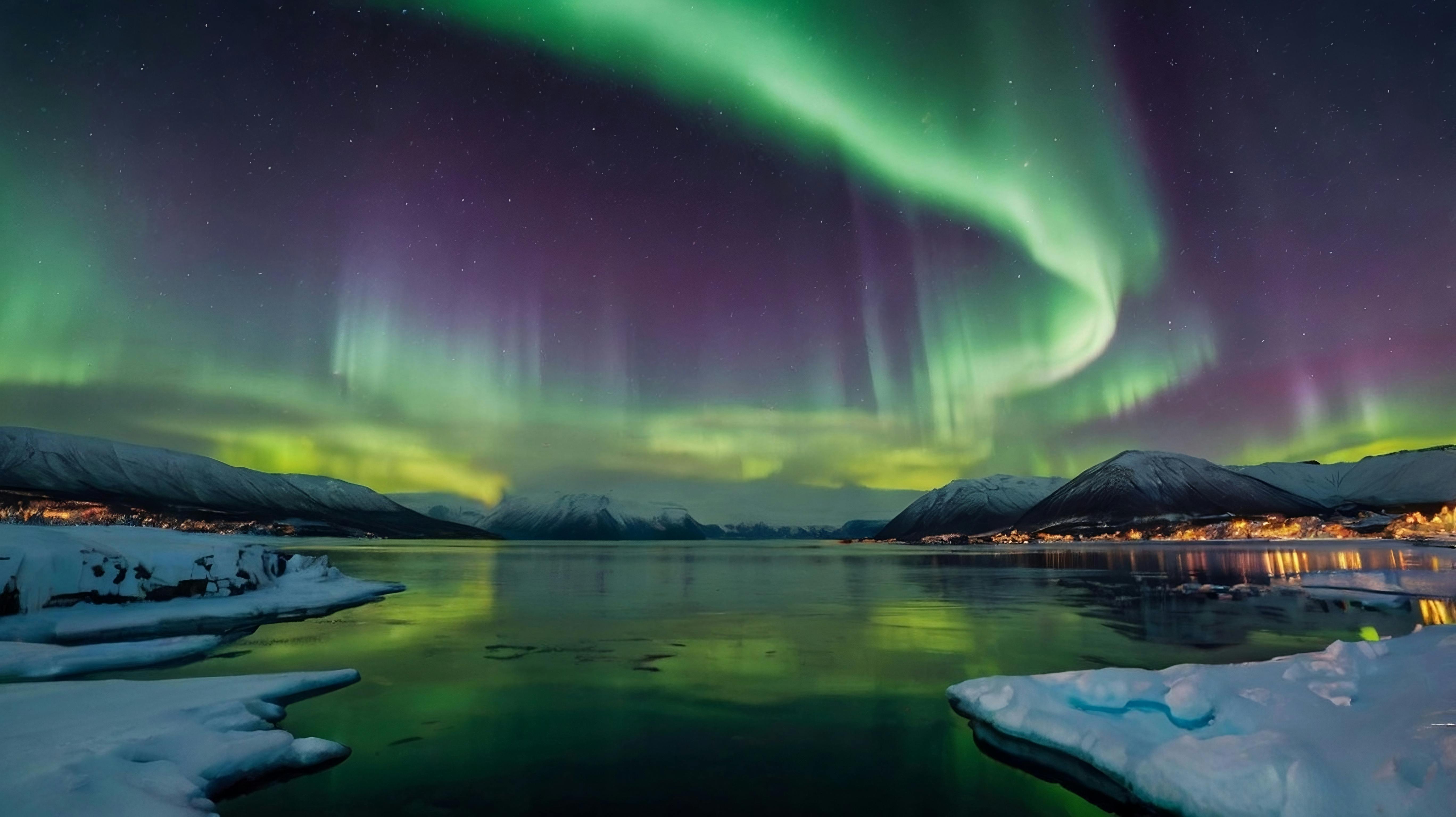 Northern Lights Aurora Borealis