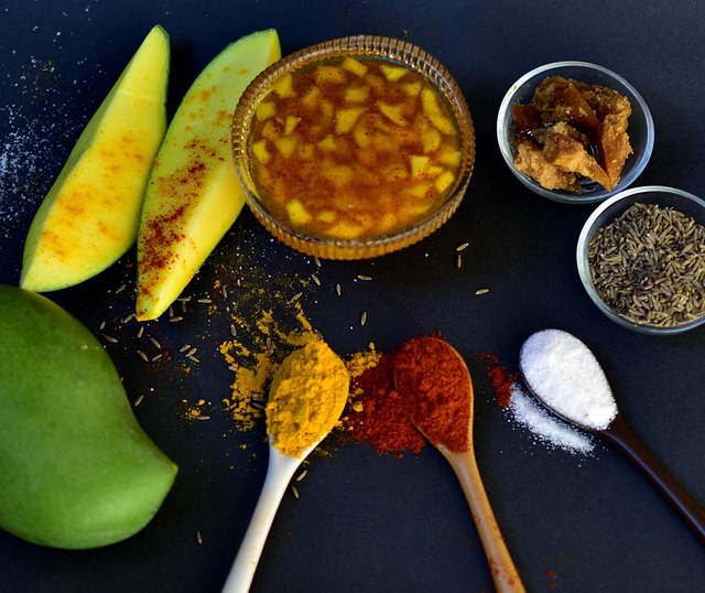 A Tangy and Spicy Indian Mango Pickle